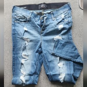 Torrid Bombshell Skinny Distressed Jeans